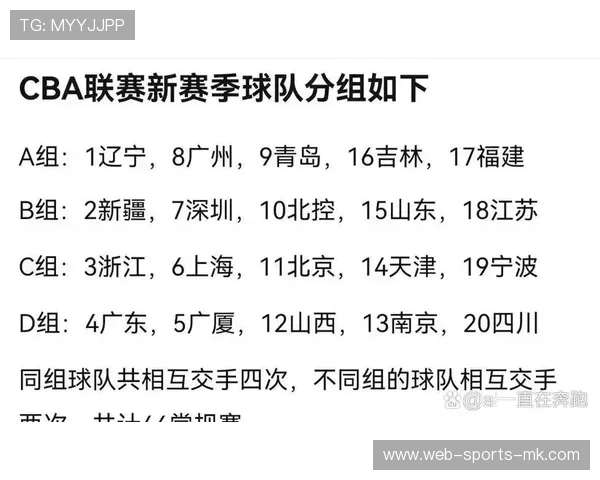CBA新赛季赛程公布，城市德比成为焦点