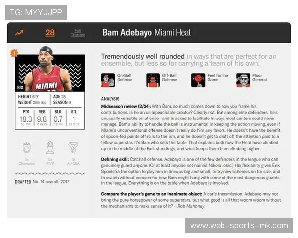 阿德巴约护框强硬,对手突破屡屡吃瘪,阿德巴约怎么样 阿德巴约护框强硬,对手突破屡屡吃瘪,阿德巴约怎么样